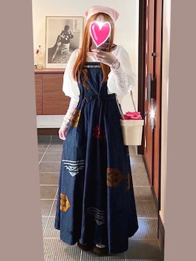 「アイテム（アナログ腕時計）」を使った、致し方なく課金さん（レディース・157cm）の夏コーディネート