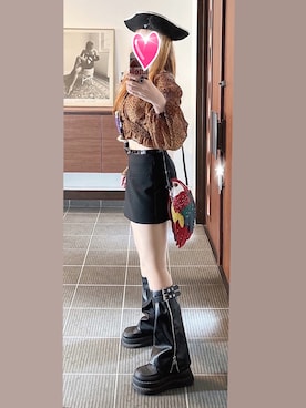 「kate spade new york（ケイトスペード ニューヨーク）のリオ パロット クロスボディ（ボディバッグ/ウエストポーチ、その他）」を使った、致し方なく課金さん（レディース・157cm）の秋コーディネート