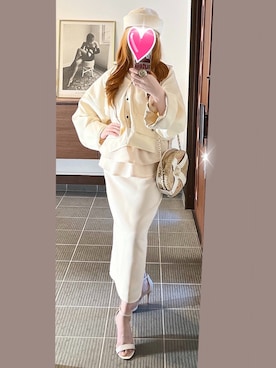 「RANDA（ランダ）のアイテム」を使った、致し方なく課金さん（レディース・157cm）の春コーディネート