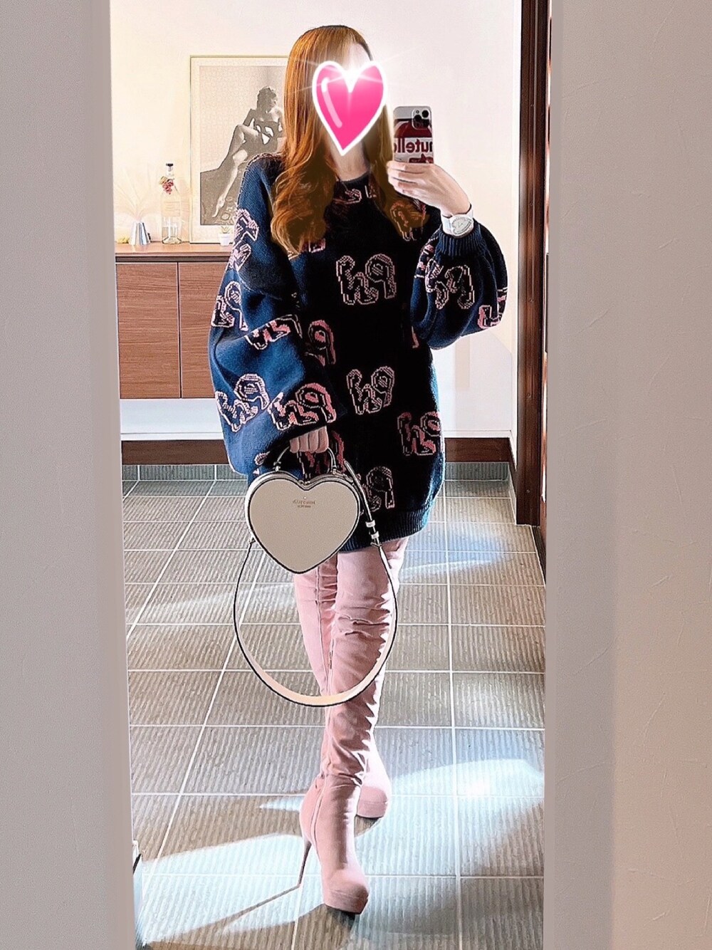 kate spade ケイトスペード/ラブシャック KSプリントストラップハート クロスボディ/KA781/Aランク/71【中古】 kate spade ケイトスペード/ラブシャック KSプリントストラップハート