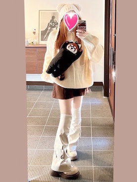 「アイテム（腕時計）」を使った、致し方なく課金さん（レディース・157cm）の秋コーディネート