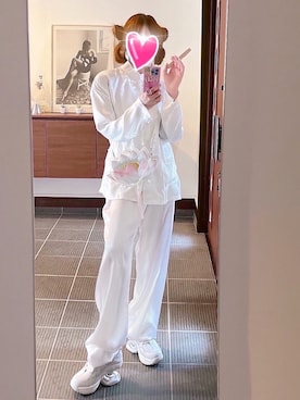 「DAISO（DAISO）のアイテム（財布/小物）」を使った、致し方なく課金さん（レディース・157cm）の秋コーディネート