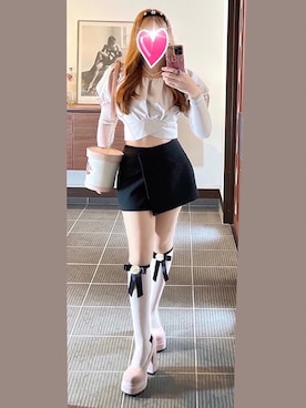 「しまむら（シマムラ）のアイテム」を使った、致し方なく課金さん（レディース・157cm）の秋コーディネート