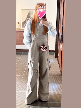 「FLYING TIGERS（フライングタイガー）のアイテム」を使った、致し方なく課金さん（レディース・157cm）の夏コーディネート