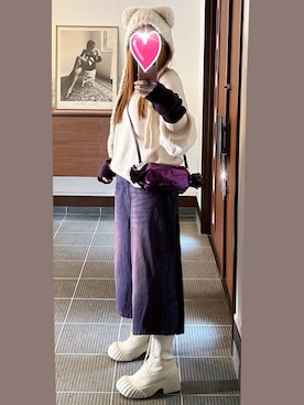 致し方なく課金さん（レディース・157cm）の冬コーディネート