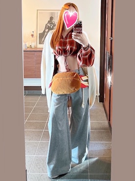 「アイテム（アナログ腕時計）」を使った、致し方なく課金さん（レディース・157cm）の秋コーディネート