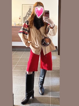 「アイテム（腕時計）」を使った、致し方なく課金さん（レディース・157cm）の秋コーディネート