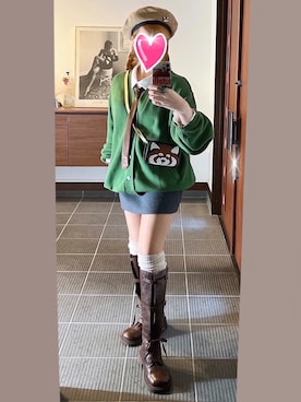 「ADRER（アドラー）のアイテム（トップス）」を使った、致し方なく課金さん（レディース・157cm）の春コーディネート