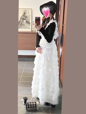 「アイテム（チョーカー）」を使った、致し方なく課金さん（レディース・157cm）の秋コーディネート