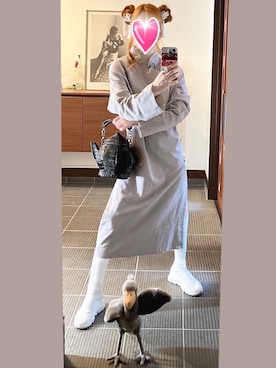 「アイテム（財布/小物）」を使った、致し方なく課金さん（レディース・157cm）の秋コーディネート