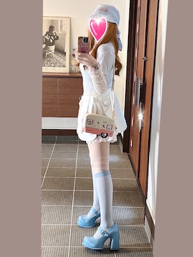 「SANSeLF（サンセルフ）のアイテム」を使った、致し方なく課金さん（レディース・157cm）の春コーディネート