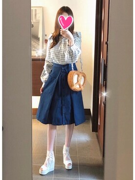 致し方なく課金さん(レディース・156cm)の夏コーディネート