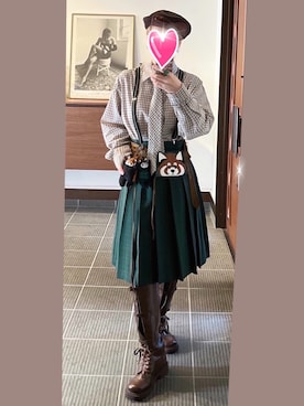 「FOREVER 21（フォーエバー トゥエンティーワン）のアイテム」を使った、致し方なく課金さん（レディース・157cm）の秋コーディネート