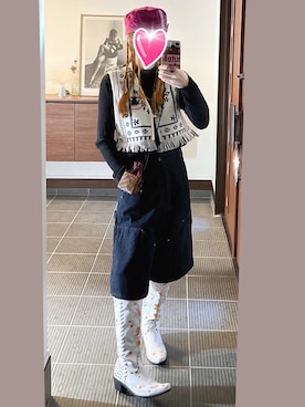 「アイテム（腕時計）」を使った、致し方なく課金さん（レディース・157cm）の冬コーディネート