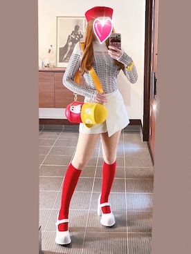 「アイテム（腕時計）」を使った、致し方なく課金さん（レディース・157cm）の夏コーディネート