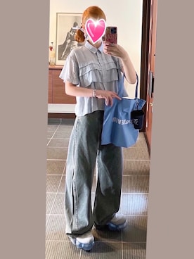 「grounds（グラウンズ）のアイテム」を使った、致し方なく課金さん（レディース・157cm）の夏コーディネート