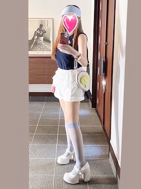 致し方なく課金さん（レディース・157cm）の夏コーディネート