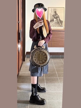 「アイテム（フォーマルスーツ/小物）」を使った、致し方なく課金さん（レディース・157cm）の秋コーディネート