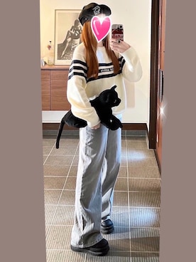 致し方なく課金さん（レディース・157cm）の春コーディネート