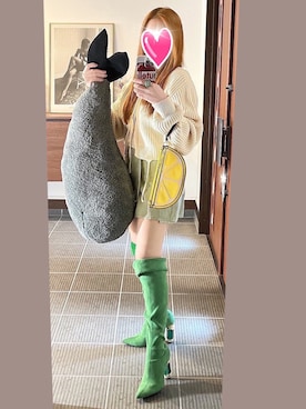 「アイテム（雑貨/ホビー）」を使った、致し方なく課金さん（レディース・157cm）の秋コーディネート