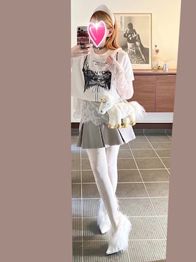 「FOREVER 21（フォーエバー トゥエンティーワン）のアイテム」を使った、致し方なく課金さん（レディース・157cm）の春コーディネート