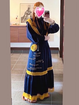 「ボウタイブラウス」｜致し方なく課金さん（レディース・157cm）の秋コーディネート