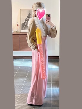 「アイテム（つなぎ/オールインワン）」を使った、致し方なく課金さん（レディース・157cm）の秋コーディネート