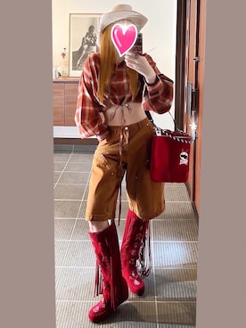 致し方なく課金さん（レディース・157cm）の春コーディネート