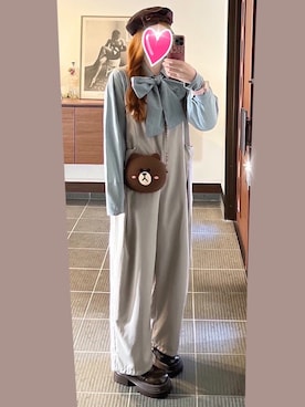 致し方なく課金さん（レディース・157cm）の秋コーディネート