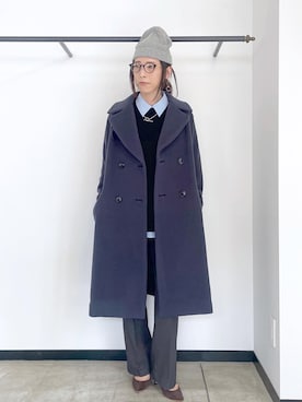 「TICCA（ティッカ）のアイテム（その他アウター）」を使った、tomocoさん（レディース・158cm）の冬コーディネート