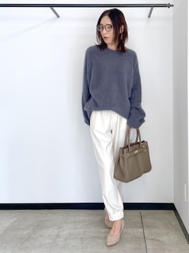 「158cm」｜「アイテム（その他シューズ）」を使った、tomocoさん（レディース・158cm）の秋コーディネート