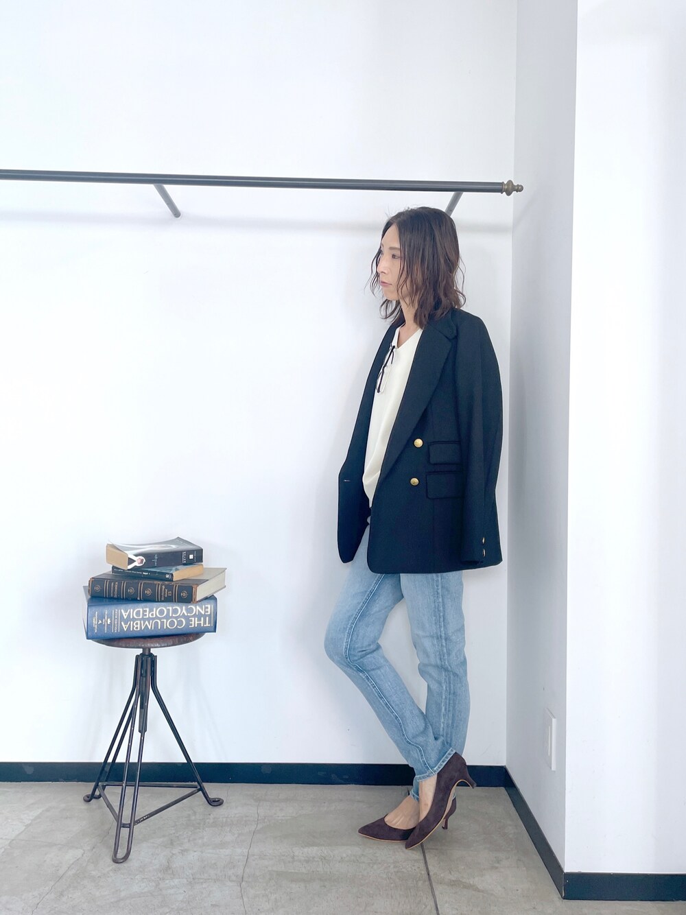 TICCA ティッカ × SHIPS別注 ダブル紺ブレ サイズ１ TICCA（ティッカ）の「【TICCA / ティッカ】ダブルジャケット