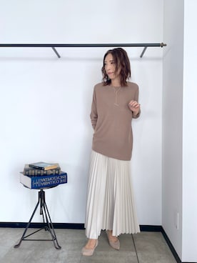 「158cm」｜「アイテム（その他シューズ）」を使った、tomocoさん（レディース・158cm）の秋コーディネート