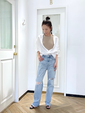 tomocoさん（レディース・158cm）の春コーディネート