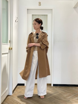 「TICCA（ティッカ）のアイテム（ジャケット/アウター）」を使った、tomocoさん（レディース・158cm）の冬コーディネート