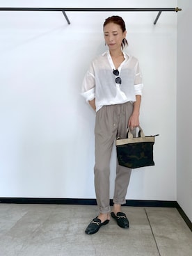 「ベーシック/トラッド」｜tomocoさん（レディース・158cm）の夏コーディネート