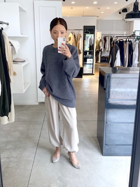 「158cm」｜「アイテム（その他シューズ）」を使った、tomocoさん（レディース・158cm）の秋コーディネート