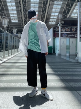 Kazuki Yanaiさん(メンズ・182cm)の夏コーディネート