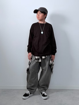 M&Kさん(キッズ・143cm)の秋コーディネート
