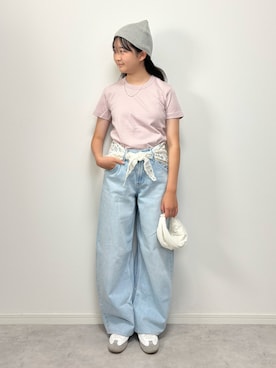 「アイテム（財布/小物）」を使った、M&Kさん（レディース・154cm）の夏コーディネート