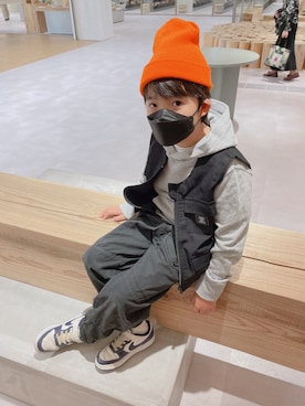 M&Kさん（キッズ・123cm）の秋コーディネート