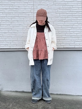 「PLST（プラステ）のアイテム」を使った、M&Kさん（レディース・157cm）の秋コーディネート