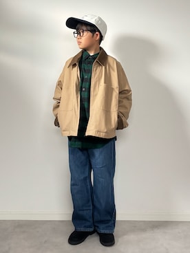 M&Kさん（キッズ・138cm）の秋コーディネート