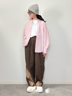 「CIAOPANIC TYPY（チャオパニックティピー）のアイテム」を使った、M&Kさん（レディース・156cm）の春コーディネート