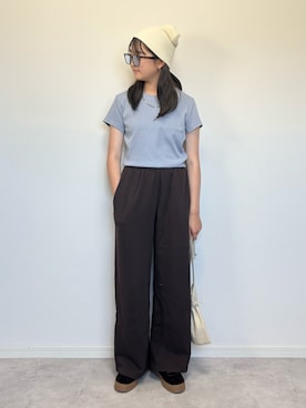 「アイテム（パンツ）」を使った、M&Kさん（キッズ・136cm）の夏コーディネート