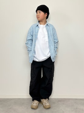 「ビーニー」｜M&Kさん（キッズ・140cm）の春コーディネート