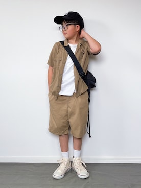 M&Kさん（キッズ・127cm）の夏コーディネート