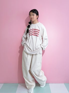 「undeny.（アンディニ－）のアイテム」を使った、M&Kさん（キッズ・152cm）の秋コーディネート