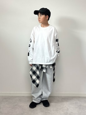 「アイテム（その他）」を使った、M&Kさん（キッズ・138cm）の秋コーディネート