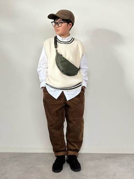 M&Kさん（キッズ・138cm）の秋コーディネート